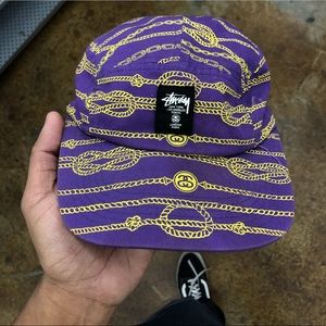 purple y2k Stussy Hat